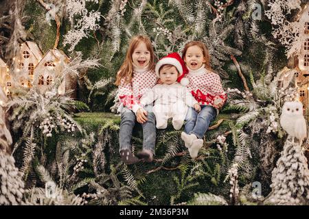 Easy DIY Family Christmas Photo Ideas to Take at Home - Bless'er House