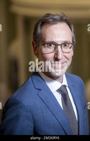Scientist Antoni Ribas poses for the photographer during a photo ...
