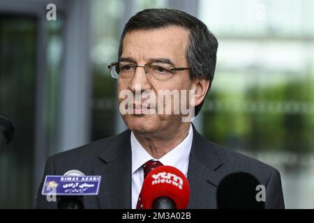 Lawyer Rik Vanreusel pictured after a session of the trial of four ...