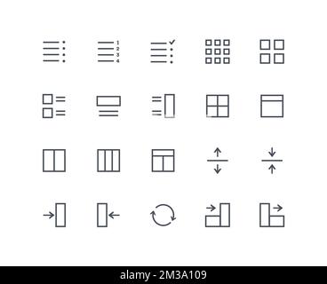 Edit Text UI UX set Stock Vector Image & Art - Alamy