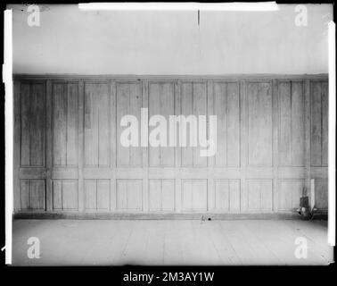 Horsham, Pennsylvania, 859 County Line Road, interior detail, panelling, second floor, Keith House , Houses, Interiors, Paneling. Frank Cousins Glass Plate Negatives Collection Stock Photo