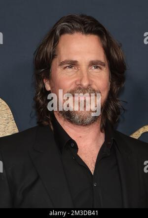 Los Angeles, USA. 14th Dec, 2022. LOS ANGELES, CA -DECEMBER 14 Christian Bale at the Netflix Los Angeles Premiere of The Pale Blue Eye at the DGA Theater in Los Angeles, California on December 14, 2022. Credit: Faye Sadou/MediaPunch Credit: MediaPunch Inc/Alamy Live News Stock Photo