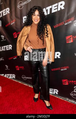 Hollywood, California, USA. 14th Dec, 2022. Zhaleh Vossough attends Saban Films Special Screening of action thriller 'REPEATER'  at Cinelounge Hollywood, Hollywood, CA December 14 2022 Credit: Eugene Powers/Alamy Live News Stock Photo