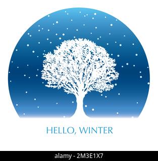 Vector seamless forest illustration in spring colors with text space isolated on a white background. Horizontally repeatable. Stock Vector