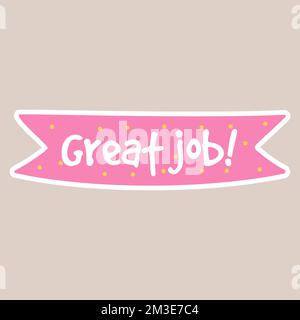 Sticker collection to reward the job well done and good results. Perfect  for teachers and kids. Hand drawn vector drawings Stock Vector Image & Art  - Alamy