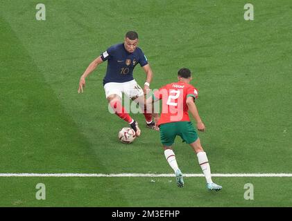 Mbappe swapping shirts with Hakimi wins hearts as fans applaud Morocco's  roaring show at World Cup 2022