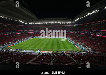 12/14/2022, Al Bayt Stadium, Doha, QAT, World Cup FIFA 2022, semi-finals, France vs Morocco, in the picture overview of the stadium Stock Photo