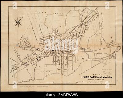 Hyde Park , Hyde Park Boston, Mass., Maps Norman B. Leventhal Map ...