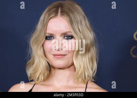 LOS ANGELES, CALIFORNIA, USA - DECEMBER 14: American actress Hadley Robinson arrives at the Los Angeles Premiere Of Netflix's 'The Pale Blue Eye' held at the Directors Guild of America Theater Complex on December 14, 2022 in Los Angeles, California, United States. (Photo by Xavier Collin/Image Press Agency) Stock Photo