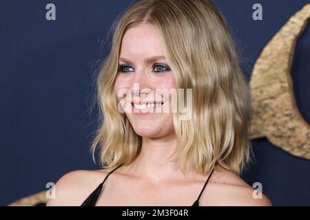 LOS ANGELES, CALIFORNIA, USA - DECEMBER 14: American actress Hadley Robinson arrives at the Los Angeles Premiere Of Netflix's 'The Pale Blue Eye' held at the Directors Guild of America Theater Complex on December 14, 2022 in Los Angeles, California, United States. (Photo by Xavier Collin/Image Press Agency) Stock Photo