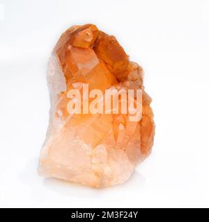 Macro close up colour photograph of a natural 'Iron Quartz' Stock Photo