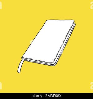 Notebook Icon, Sketch and Vintage style. - Vector. Vector illustration Stock Vector
