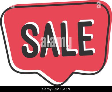 flat speech bubble shaped banners, price tags, stickers, badges. Vector illustration. eps 10 Stock Vector