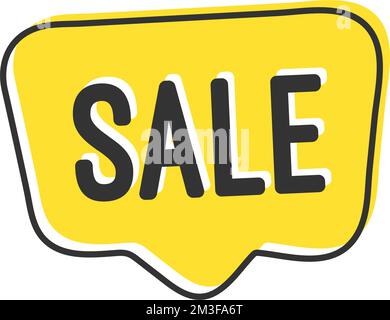 flat speech bubble shaped banners, price tags, stickers, badges. Vector illustration. eps 10 Stock Vector