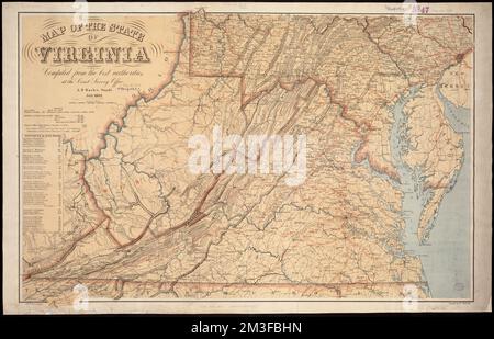 Maps of Virginia Stock Photo - Alamy