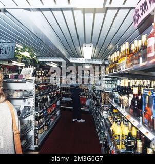 stena line duty free tobacco prices Duty Free Shop Stena Line Harwich to Hook of Holland Stock Photo