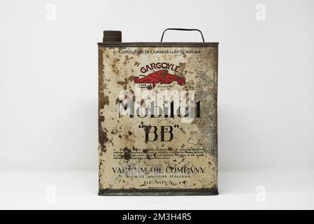 Vintage Oil Cans Stock Photo