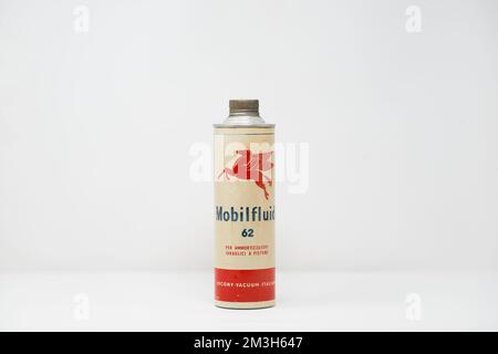 Vintage Oil Cans Stock Photo