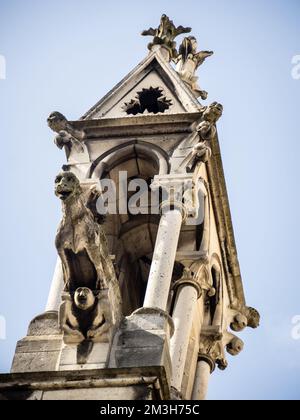 Notre Dame under construction, Paris Stock Photo