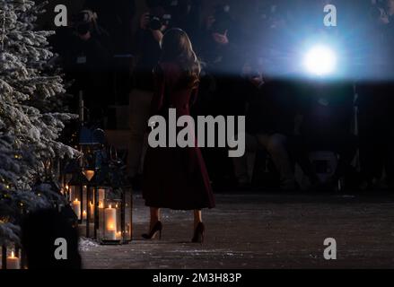 London, UK. 15th Dec, 2022. November 15th, 2022. London, UK. The Princess of Wales arriving at Westminster Abbey for the Together at Christmas Carol Service. Credit: Doug Peters/Alamy Live News Stock Photo