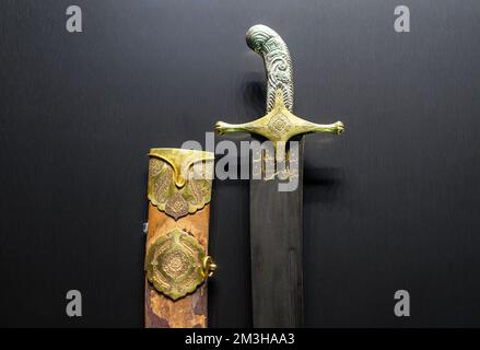 Antique Ottoman Sword from weapons collection in Istanbul Topkapi ...