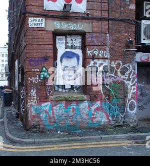 Graffite in Manchester, England, UK Stock Photo