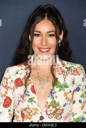 LOS ANGELES, CALIFORNIA - DECEMBER 14: Q'Orianka Kilcher attends 'The Pale Blue Eye' Los Angeles Premiere at DGA Theater Complex on December 14, 2022 Stock Photo