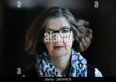 Edinburgh Scotland, UK 15 December 2022.Audrey Nicoll at the Scottish Parliament. credit sst/alamy live news Stock Photo