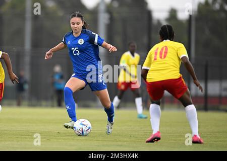 Sara Kristine Eggesvik (L) Of The Philippine Women's Soccer Team And ...