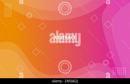 Geometric colorful vector background. Liquid color abstract background design. Fluid shapes abstract composition. Stock Vector