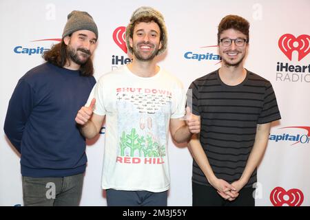 PHILADELPHIA, PA: DECEMBER 12: AJR at Jingle Ball 2022 at Wells Fargo Center in Philadelphia, Pennsylvania pm December 12, 2022. Credit: Star Shooter/MediaPunch Stock Photo