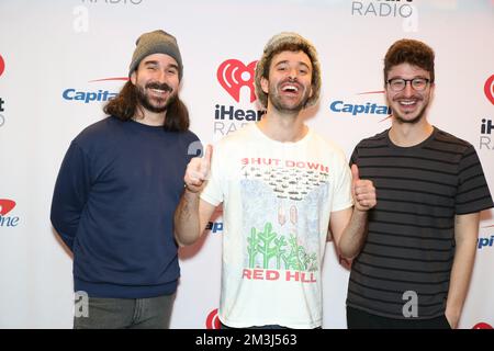 PHILADELPHIA, PA: DECEMBER 12: AJR at Jingle Ball 2022 at Wells Fargo Center in Philadelphia, Pennsylvania pm December 12, 2022. Credit: Star Shooter/MediaPunch Stock Photo