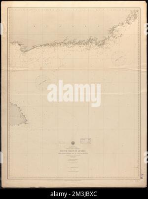 North America, Dominion of Canada, Gulf of Saint Lawrence, south coast of Quebec from Washtawooka Bay to Cape Mackinnon : compiled from the latest information , Nautical charts, Saint Lawrence, Gulf of, Saint Lawrence, Gulf of, Maps, 7005804 Norman B. Leventhal Map Center Collection Stock Photo