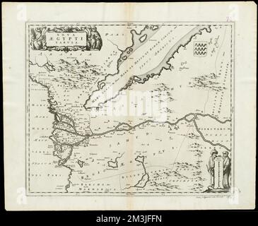 Nova Aegypti tabula , Egypt, Maps, Early works to 1800 Norman B. Leventhal Map Center Collection Stock Photo