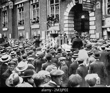 Recruiting for the First World War in 1914 Stock Photo