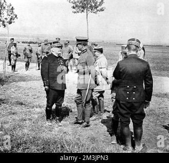 Joffre and King Albert of Belgium Stock Photo