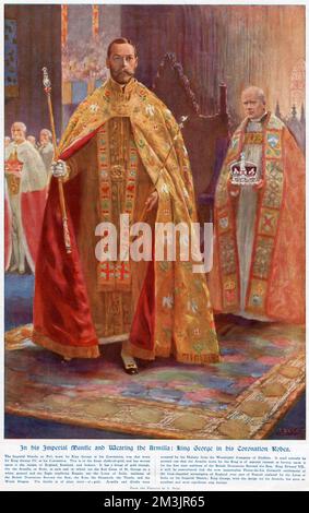 Coronation of George V Stock Photo