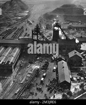 Creswell colliery, where eighty men perished in a fire Stock Photo