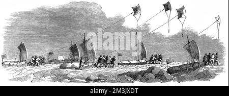 The Western Sledge Party of the British Arctic Expedition, 1 Stock ...