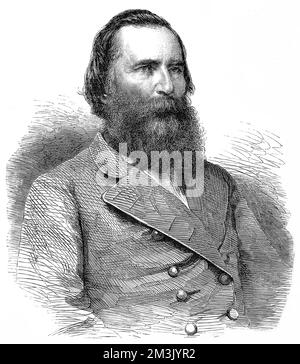 James Longstreet (1821 - 1904), Confederate generals of the American Civil War.     Date: 1864 Stock Photo