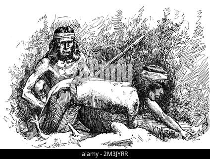 Apache native American Indians, c.1887 Stock Photo - Alamy