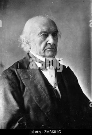 William Ewart Gladstone, (1809-1898). Stock Photo