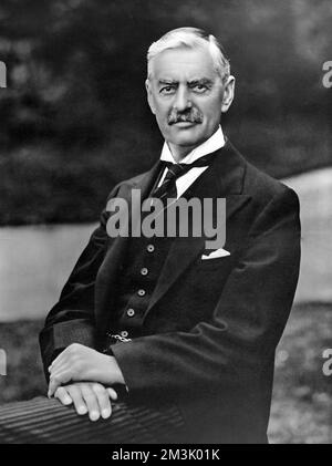 (Arthur) Neville Chamberlain (1869 - 1940), British Prime Minister.     Date: 1938 Stock Photo