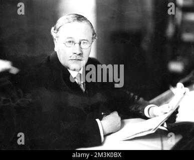Photograph of Sir Kingsley Wood, the Conservative MP, who sat in the House of Commons between 1918 and 1943.  As Chancellor of the Exchequer, between 1940 and 1943, he devised the pay-as-you-earn income tax system.     Date: 1800 Stock Photo
