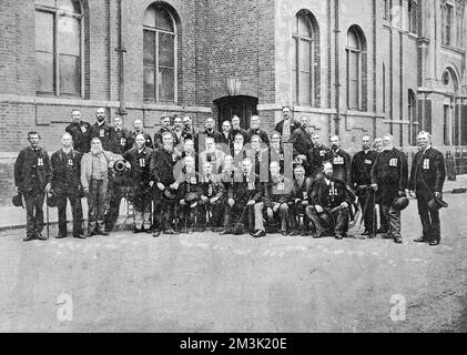 Survivors of the Charge of the Light Brigade, 1890 Stock Photo