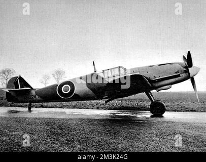 Royal Air Force Captured Messerschmitt Bf 110C-5 AX772 (Luftwaffe 5F-CM ...