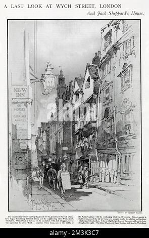 Wych Street, London, 1901 Stock Photo