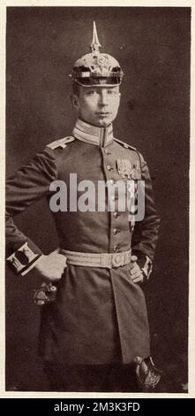 Prussian Foot Guards in field uniform Stock Photo