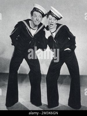 Noel Coward and Gertrude Lawrence in 'Has Anybody Seen our S Stock Photo