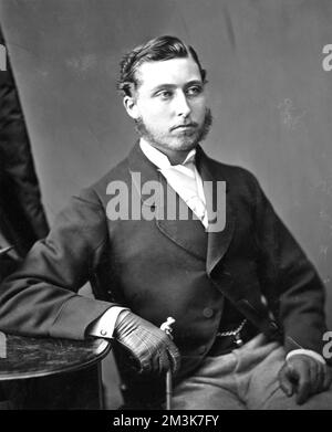 Prince of Wales (later King Edward) 1880s Stock Photo